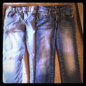 Set of two size 12 gap boys stretch straight jeans
